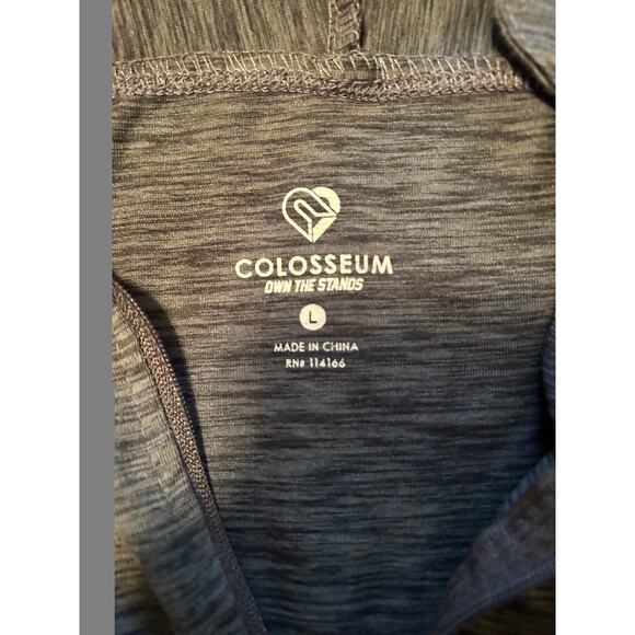 GUC Women's Colosseum Gray K-State 1/4 Zip Pullover Hoodie Size Large - Picture 5 of 7